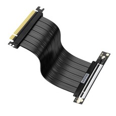 BTBcoin PCIe 3.0 x16 라이저 케이블 200mm - RTX 3070/3060/GTX 1660 호환 고속 GPU 연장 케이블 90° 직각 게이밍 그래픽 카드 익, Pcie 3.0 라이저 케이블