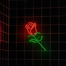 네온 사인 불투명 DIY 만들기 인테리어 조명, 4mm(옐로우) 1m