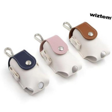 골프가방 위즈템 소형 골프공 파우치 볼케이스 2구, 핑크