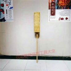 老街口 冰糖葫蘆稻草把老式靶子肩抗復古架子 家用商用便攜移動擺地攤年會, 稻草款20厘米粗高1米4, 1個