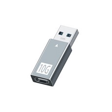 ibits MDD USB3.1轉TypeC OTG轉接頭 10Gbps傳輸 3.1Gen2, 灰色, 1個