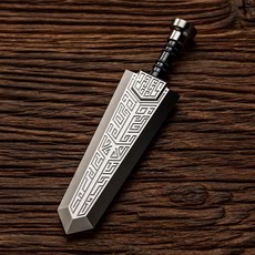 古風武器解壓玩具 指玩西風劍兵器模型 玩吾樂誌模型手辦 刀劍古代兵器 男友禮物, 1個, 銀色  長度約6cm 不可拆卸, 銀色