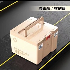 一帆精工釣魚工具包收納盒小釣箱多功能加厚釣魚配件魚鈎魚綫收納, 一帆釣箱收納盒（淺駱棕）, 1個