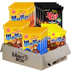無品牌 零食碎麵組 燒烤味 4包 + 烤肉味 4包 + 迷你烤肉味 4包 + 調味炸雞口味 4包 + 辣火雞口味 4包, 1組