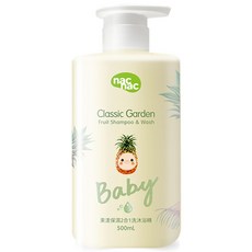nac nac 果漾保濕2合1洗沐浴精, 500ml, 1瓶