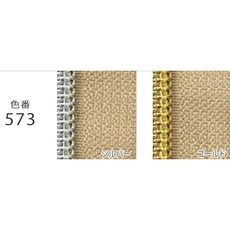 YUBU YKK METALLION 金屬線圈拉鍊, 573,金 - 5CMG-20BL, 1個
