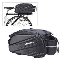 RZAHUAHU 自行車硬殼後貨包, 黑色, 1個