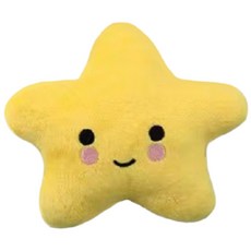 寵星球 寵物毛絨發聲玩具, 1個, 黃色