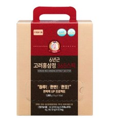 (정품) 정원삼 6년근 고려홍삼정 365스틱 100일분 대용량 홍삼스틱 면역력 100포 1개