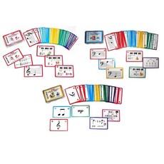 愛樂城堡 識譜學習卡 3盒組合, 高音譜+低音譜+音樂記號