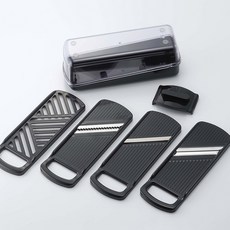 주방 채칼 슬라이서 강판 4종세트 보관함 포함