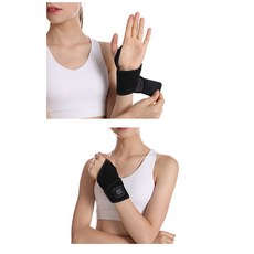 加熱護腕 透氣舒適 可調節手腕支撐 舒緩手腕壓力 預防運動傷害, 1個