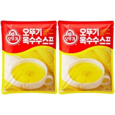 오뚜기 옥수수스프 수프 아침밥 환자식 이유식 간편식 노인 아이영양간식 80G, 1kg, 2개