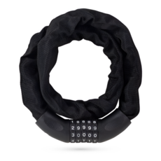 삼천리자전거 자물쇠 SL360 사슬형 번호키 열쇠, 블랙