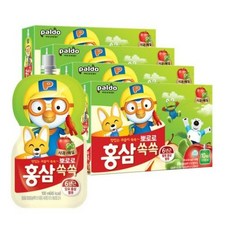 팔도 뽀로로홍삼쏙쏙 사과매실, 100ml, 35개