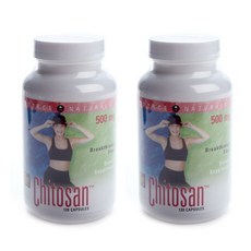 소스내츄럴스 다이어트 키토산 500mg 캡슐, 2개, 120정