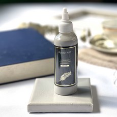 金羽毛 流體顏料 500ml 單瓶裝 台灣製 馬卡龍 彩色 螢光 金屬 莫蘭迪 壓克力顏料 手作, 馬卡龍灰