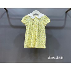 [아가방 여름] 루카플라워반팔원피스 신생아 백일 돌 선물 아가옷 아가원피스 편안한 산뜻한