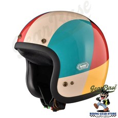 iRiE Helmets SUNDAE 碳纖維復古3/4安全帽 綺夢莓果彩繪款, 1個, 綺夢莓果,S