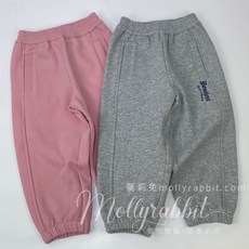 香水娜娜 小印花開袋衛衣褲90-160cm，舒適衛衣材質，可愛印花設計，兒童休閒套裝, 粉色,120cm, 1個