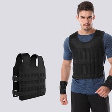 可調節負重背心, 黑色, 5kg