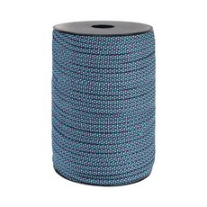 다목적 파라코드 매는 밧줄 생존 팔찌 코드 비상 밧줄 등반 코드, 보라색 파란색 그리드