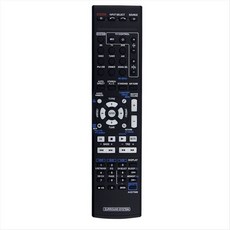 개척자 AV 수신기 VSX-822-K VSX-1022-K VSX-822 VSX-1022 VSX-324 서라운드 시스템 HTP-710 용 AXD7569 리모컨 교체, 검은색, 01 Black