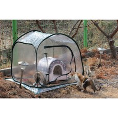 길고양이집 길냥이 겨울집 실외 급식소 중형(80X80X80cm), 1개, 상세참조