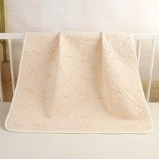 VANLUEE 隔尿墊 純棉 嬰兒 寶寶兒童牀單防漏, 1個, 25*35(鎖邊)小猴子