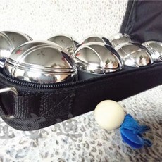 法式滾球 草地滾球 目標球 附提袋 金屬滾球 草地球 地擲球 金屬地擲球, 1個, 八個裝
