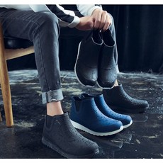 廣隆 男潮時尚雨鞋雨靴 防水防滑釣魚鞋 工作鞋 沙灘鞋 休閒鞋 溯溪鞋 兩棲鞋 廚師鞋 防水鞋, 42號-白底黑色