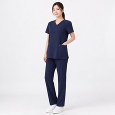 상우메디컬 스탠다드 스크럽 [상의/바지 선택형] 여성 의료복 반팔 상의 밴딩 팬츠 간호복 병원 유니폼