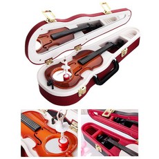 위플 클래식 바이올린 케이스 오르골 레드 lov+532DN