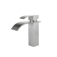 SHANG CHE 304不鏽鋼瀑布龍頭，簡約現代，耐用防鏽，浴室首選, 1個