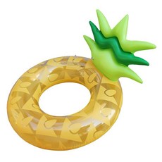 有感選物 台灣現貨 網美造型泳圈 拍照泳圈 人魚泳圈 亮片泳圈, 鳳梨靠背#120, 1個