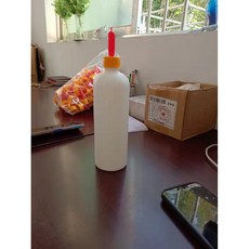 양 염소 포유기 공급기 수유기 수유 착유기 젖꼭지 축산, 500ml빨간색젖꼭지병(추가1개)