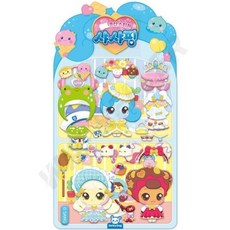 캐치티니핑 옷입히기 여아코디놀이 의상스티커 샤샤핑 의상놀이 공주옷입히기, 1개