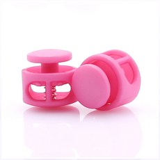 끈조절 스트링 스토퍼 컬러 코드락 14mm, 10개, 핫핑크