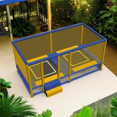 트램폴린 야외 대형 부분 가정용 소형 놀이터 실내 점프 부품, 갈색, 1개