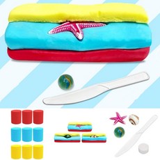 비누화석만들기 교과서 층층이 비누 클레이 지층 화석 관찰 (3인세트) 과학실험키트