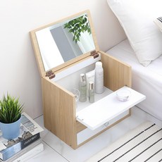 DEKKO FURNITURE NEW 黛西坐式化妝台, 木紋 + 白色