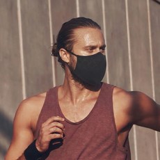 국산 숨 편한 여름용 러닝마스크 쿨 에어홀 메쉬 스포츠 햇빛차단, 블랙, 1개