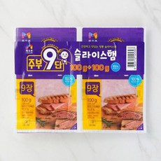 농협 목우촌 주부9단 슬라이스햄 100g2, 100g, 1개