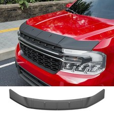 Xipoqix 후드 디플렉터 2016-2023 토요타 타코마 후드 프로텍터 쉴드와 호환 가능 업그레이드 TPE 교체품 2016-2023 토요타 타코마 액세서리