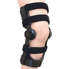 각도조절 무릎 보조기 전후방 십자인대 연골판 수술(ACL PCL), 최고급형 우측 후방십자 L