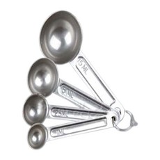 과학기자재 부피측정 계측도구 계량스푼 4종 놀이과학 과학실험키트 실습수업 약수저, 3개