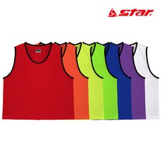 스타 성인용 팀조끼, 파랑, 1개