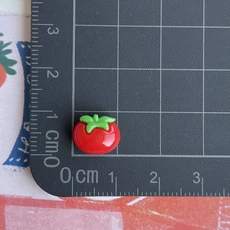 50개 미니어처 과일 채소 레진 카보숑 플랫백 3D 음식 핸드폰 케이스 DIY 공예품 헤어핀 액세서리, 05 No.4