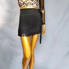 라인댄스 랩 스커트 무대 공연 줌바 댄스복 의상 현대 무용 힙 스카프 여성 수술 치마