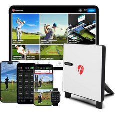 FlightScope X3C 카본 골프 발사 모니터 및 시뮬레이터 충돌부터 착륙까지 완벽한 추적 레이더 | 50개 이상의 데이터 매개변수 12개의 E6 Connect 시뮬레이션